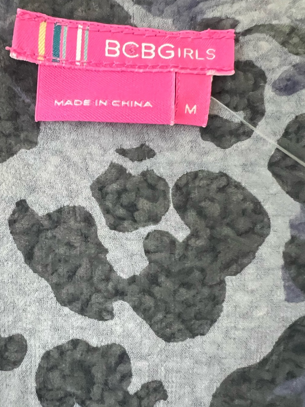 New BCBGIRLS 100% Silk LEOPARD PURPLE DRESS - Picture 8 of 15